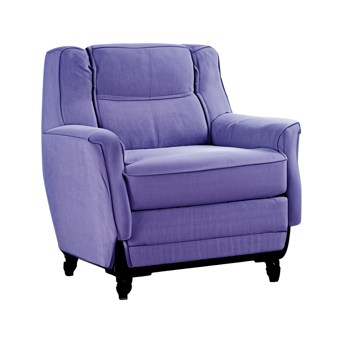 Cammi Blue Leather Armchair - Image 5